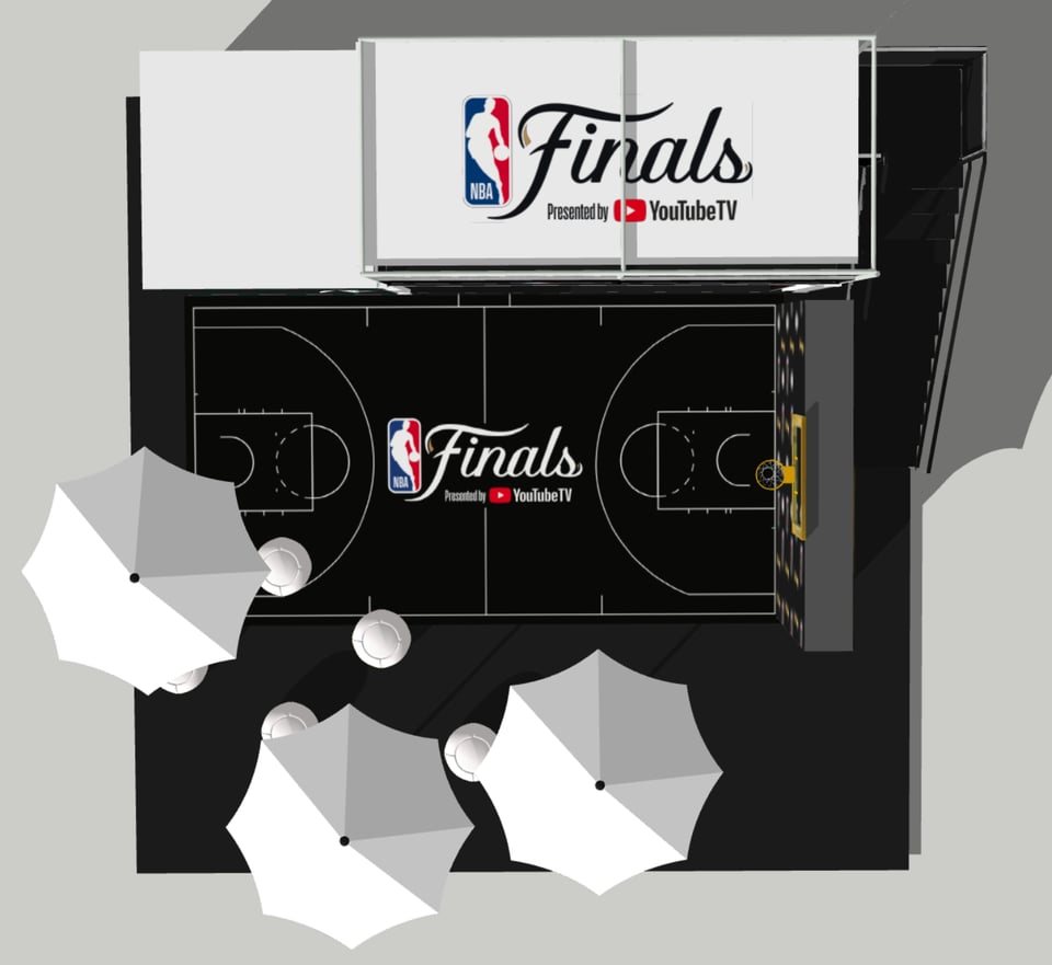 NBA Stage - Governor's Ball (renderings) — view 4
